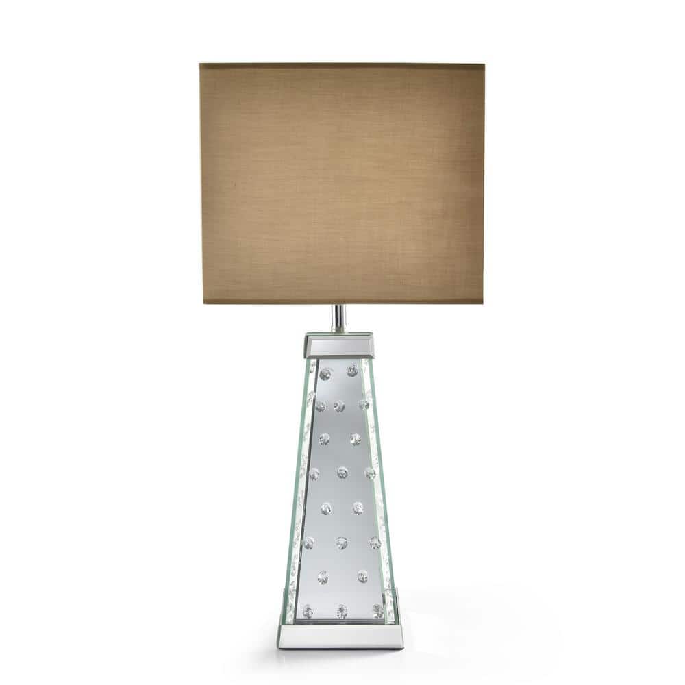 Decor 28 in. Tan Table Lamp
