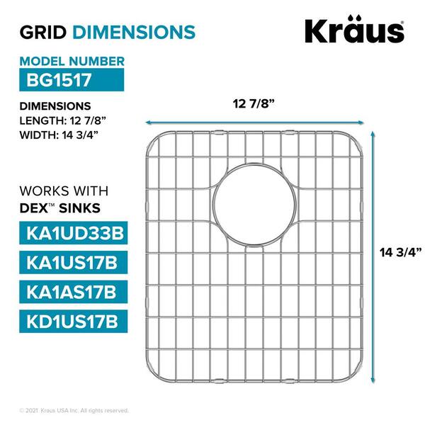 Kraus USA, Accessories, Bottom Grids