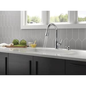 Marca Single-Handle Pull-Down Sprayer Kitchen Faucet with ShieldSpray Technology in Chrome