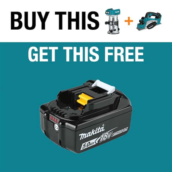 18V LXT Lithium-Ion Brushless Cordless Variable Speed Compact Router with Built-In LED Light w/ 18V LXT 3-1/4 in. Planer
