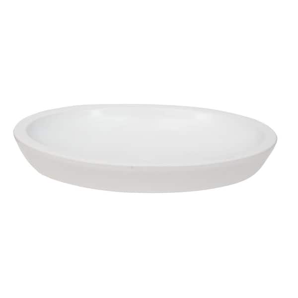 Barclay Products Resort Oval Vessel Sink in White
