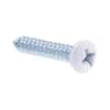 120 Pcs #8 White Pan Head Screw White Sheet Metal Screws Self Tapping  Screws for Metal Quad Drive Self Tapping Drill Screws Cargo RV Exterior