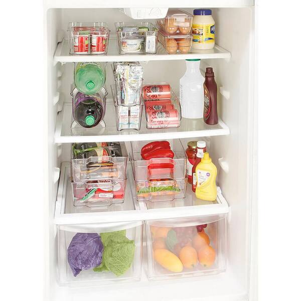 Kitchen Details Clear Medium Refrigerator Shelf Organizer