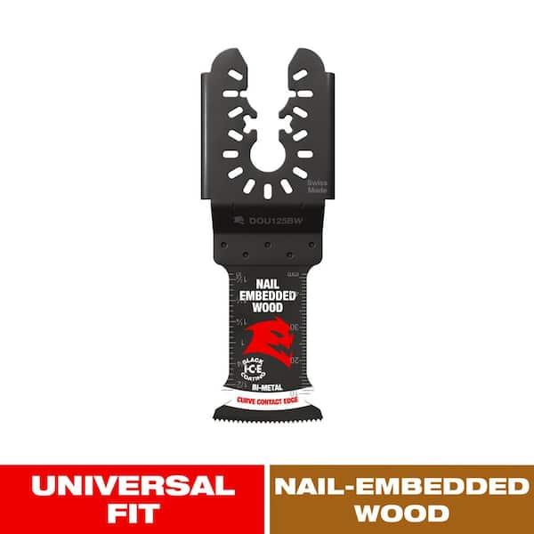 1-1/4 in. Demo Demon Universal Fit Bi-Metal Oscillating Tool Blade for Nail-Embedded Wood