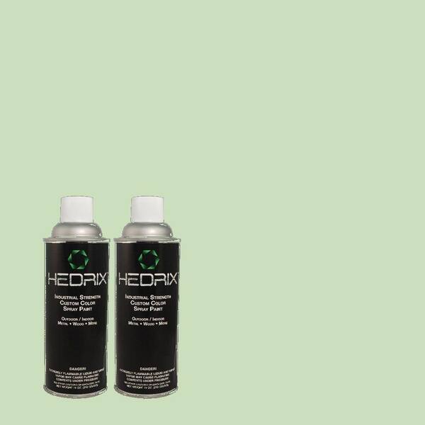 Hedrix 11 oz. Match of 1A53-3 Watercress Semi-Gloss Custom Spray Paint (2-Pack)