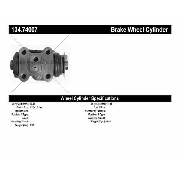Drum Brake Wheel Cylinder 1996-1999 Mitsubishi Fuso FE-HD 3.9L