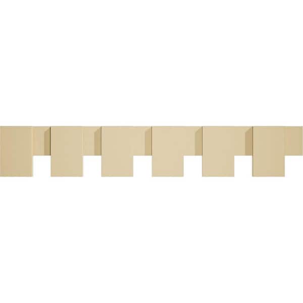 1 in. D x 8 in. W x 40 in. L Primed Polyurethane Panel Moulding