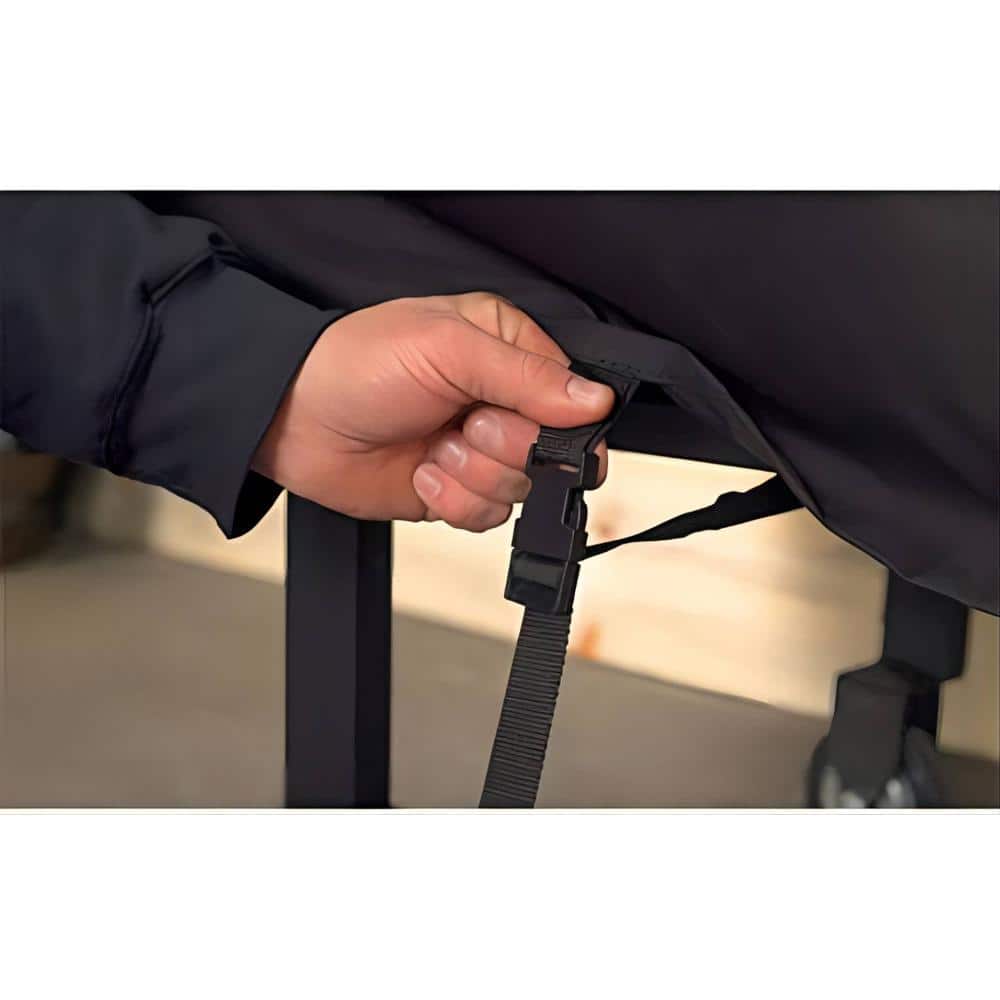 Black 36" UV-Resistant Polyester Barbeque Grill Cover