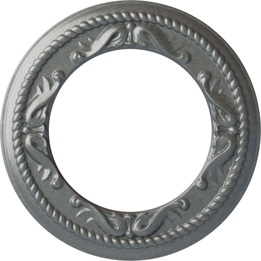 7/8 in. x 12-1/4 in. x 12-1/4 in. Polyurethane Roped Medway Ceiling Medallion, Platinum price history on PriceWatchPro