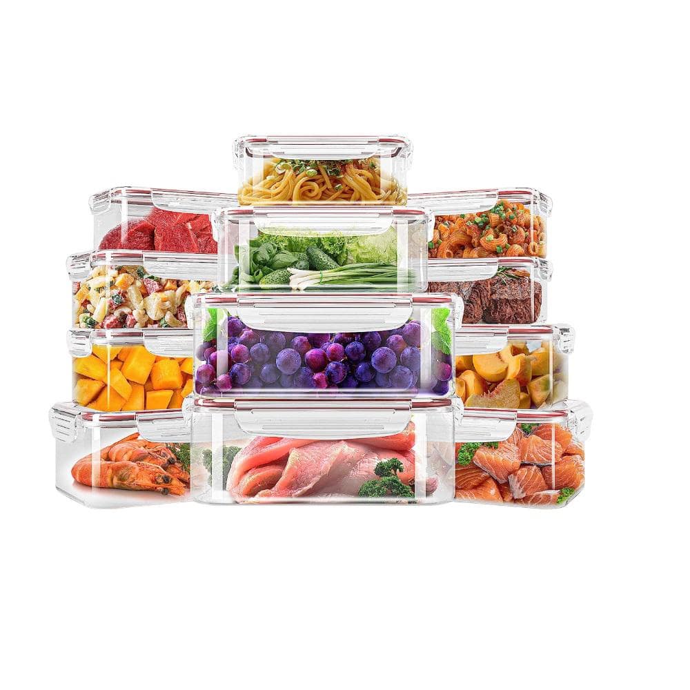 Meal Prep Food Containers (20, 30, 40, 42, 48, 72, 80, 150, 300-Piece Set)