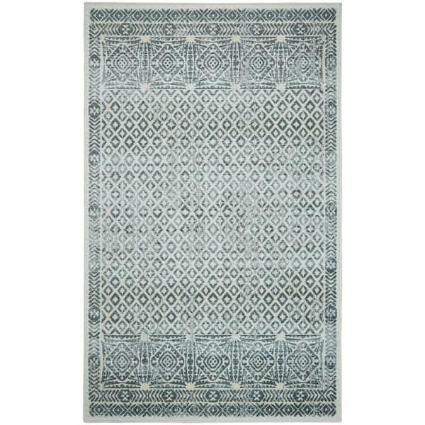 Mohawk Home Prismatic Caspian Grey 10 ft. x 14 ft. Moroccan Area Rug