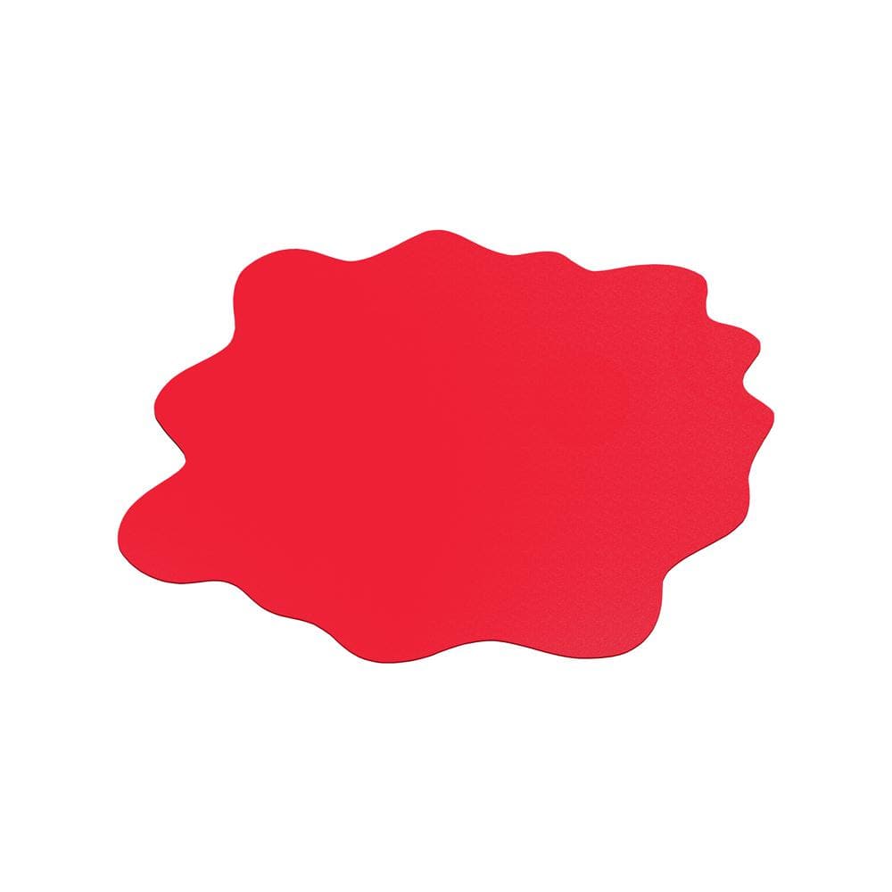 Floortex Red Multi-Purpose Indoor Mat for Hard Floors-40 in. x 40