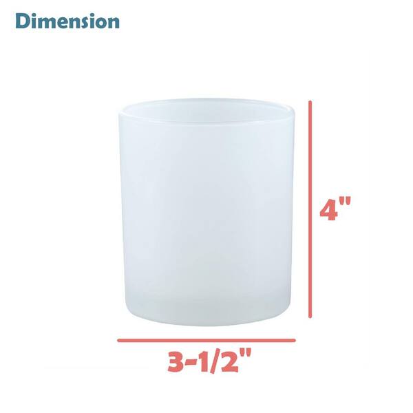 Glass Votive Candle Shade Cover 5.86x3.46 Inches | Elegant Wedding & Home Decor | Transparent