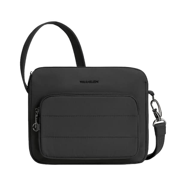 Anti-Theft Black Roam East/West Crossbody Tote Bag