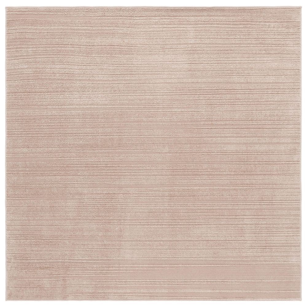 Harmony 7 ft. x 7 ft. Beige Solid Striped Square Area Rug price history on PriceWatchPro