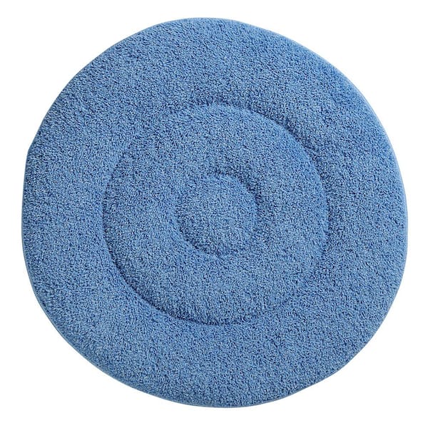Glit 19 in. Blue Microfiber Carpet Cleaning Bonnet (2-Pack)