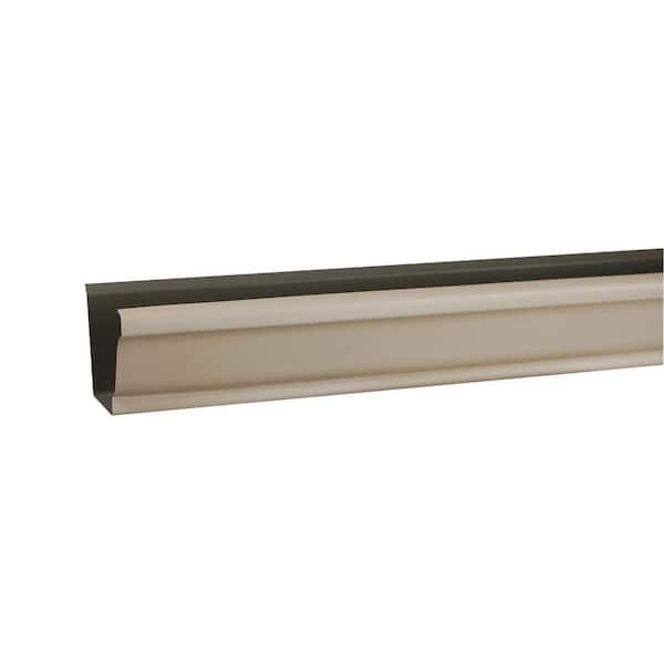 5 in. x 10 ft. Herringbone Aluminum K-Style Gutter