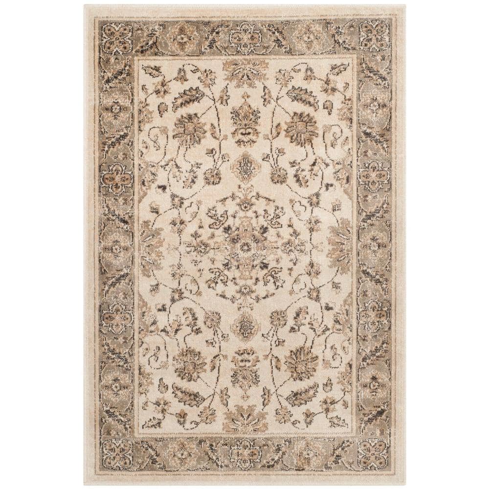 Stone Mouse Elegance 31" Hand-Knotted Wool-Viscose Blend Rug
