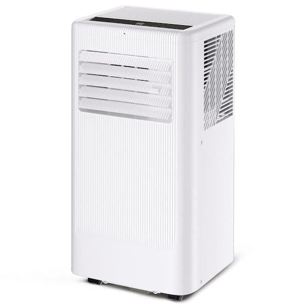 8000 BTU Portable Air Conditioner Cools 420 sq. ft. with Dehumidifier Fan, Remote Control Sleep Mode,Window Kit in White