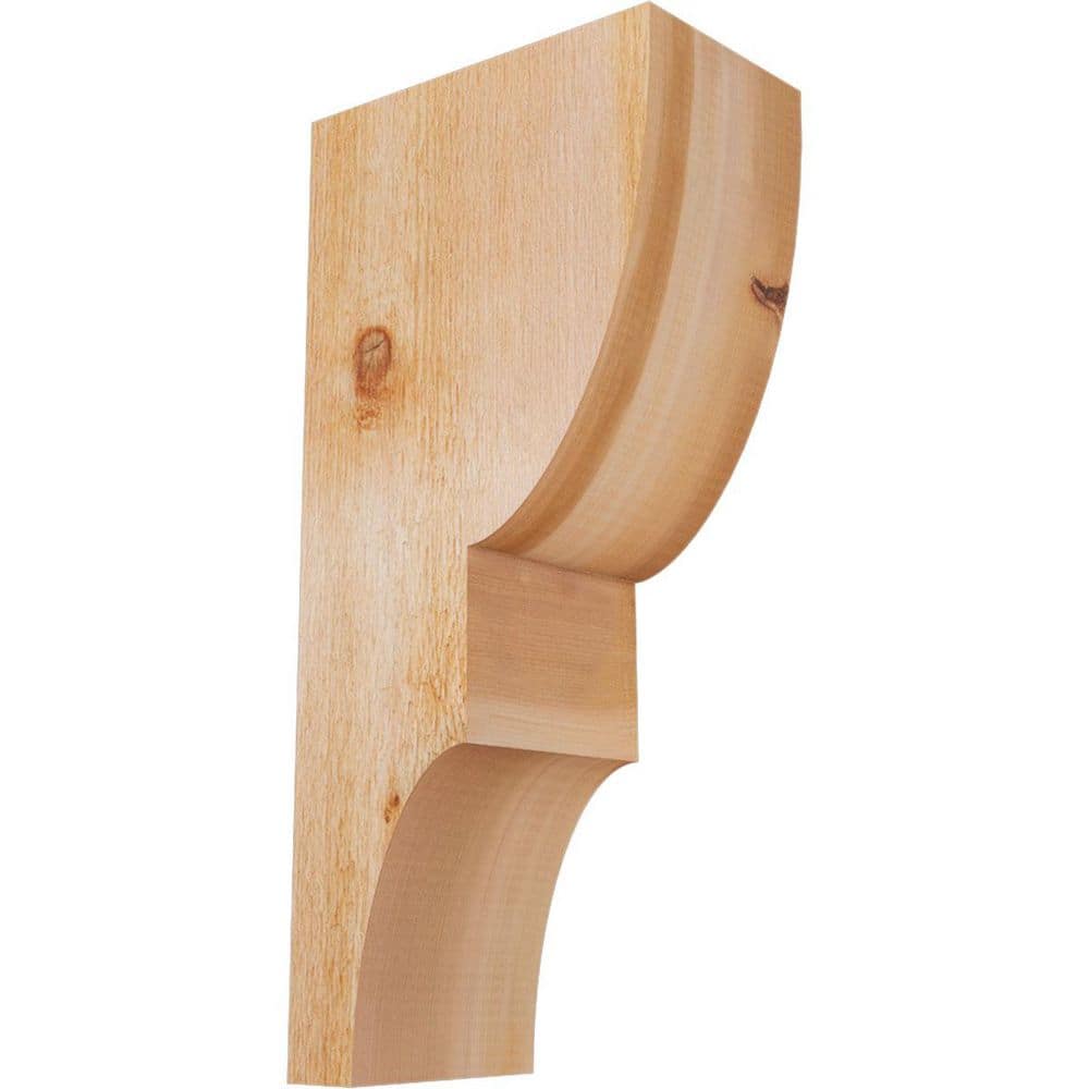 6 in. x 10 in. x 22 in. Western Red Cedar Ridgewood Rough Sawn Corbel price history on PriceWatchPro