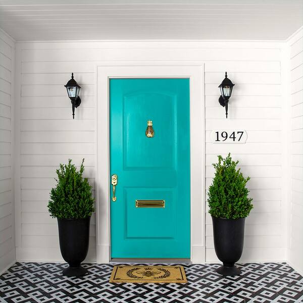 BEHR MARQUEE 1 gal. #MQ4-21 Caicos Turquoise One-Coat Hide Satin Enamel Interior Paint & Primer
