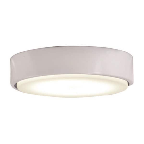 MINKA-AIRE 1-Light LED Flat White Ceiling Fan Light Kit