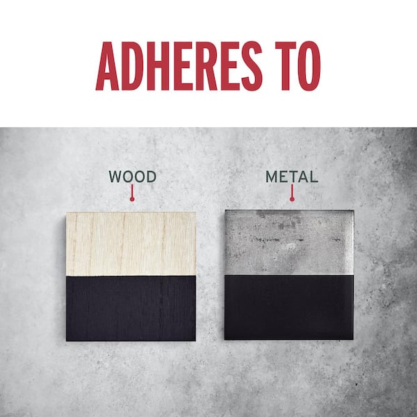 1 qt. Low VOC Protective Enamel Satin Black Interior/Exterior Paint (2-Pack)