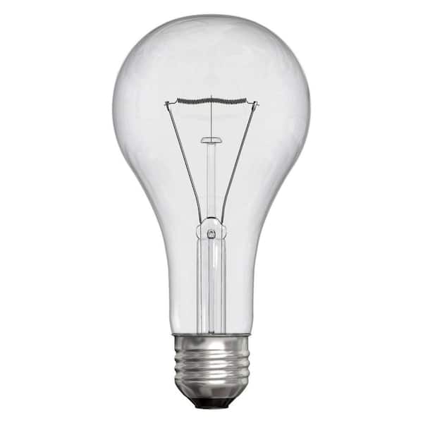 GE 200-Watt Incandescent A21 Clear Light Bulb