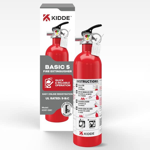 Home and Workshop 5-B:C Class BC 2 lb. Fire Extinguisher, KD57-5BC