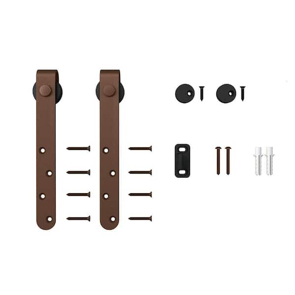 American Pro Decor Oil Rubbed Bronze Classic Strap Additional Rollers for Mini Sliding Furniture Barn Doors