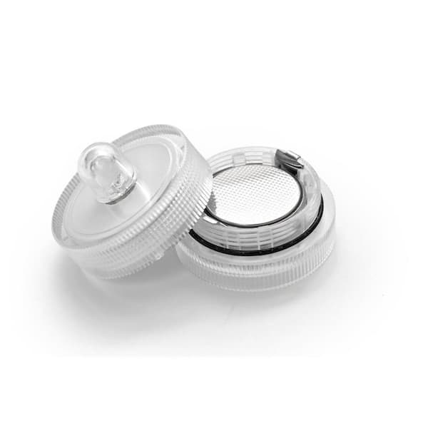 1 in. Clear Waterproof Underwater LED Tea Light (Pack of 36)