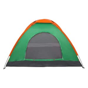 Pop-up Green 2-Person Camping Tent