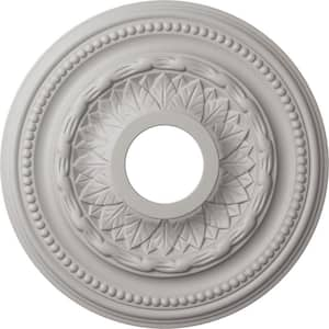 1 in. x 15-3/4 in. x 15-3/4 in. Polyurethane Galway Ceiling Medallion, Ultra Pure White