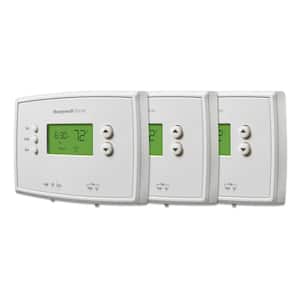 5-2 Day Programmable Thermostat with Digital Backlit Display (3-Pack)