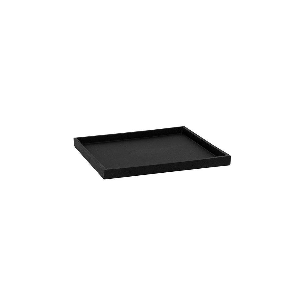 17.32 in. L  Black Planter Saucer- made of Fiberstone, Medium price history on PriceWatchPro