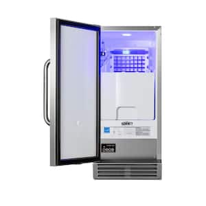 50 lbs. Built-In Ice Maker in Stainless Steel