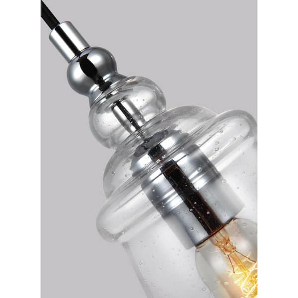 Loras 1-Light Chrome Mini-Pendant
