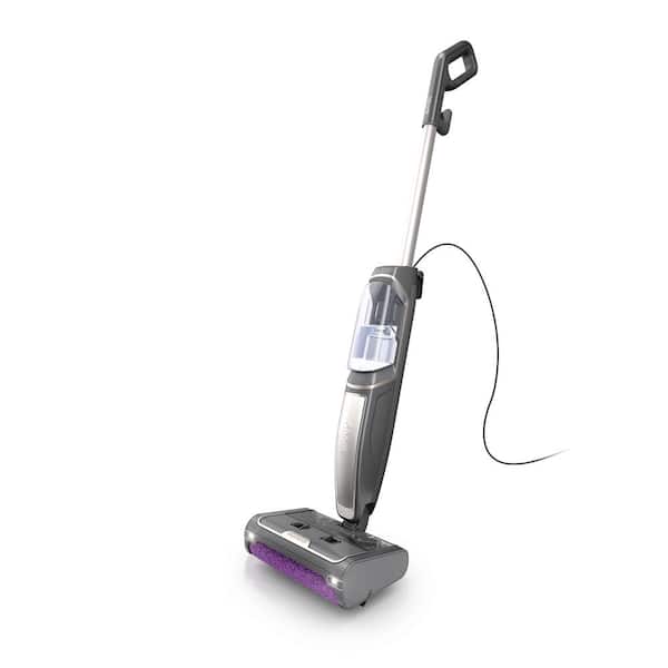 Steam Pickup 3-in-1 Corded Steam Mop for Hardwood, Tile, Stone and Laminate in Black with Storage Tray, Self Cleans