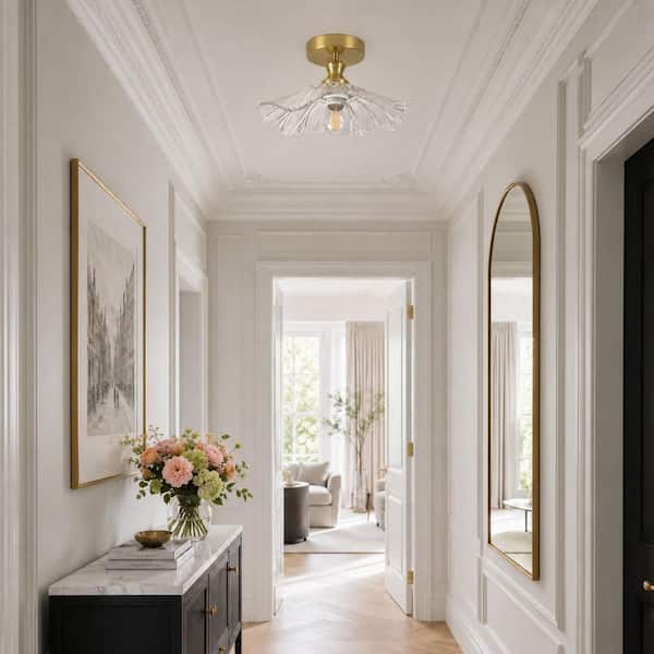 Savoy House Meridian 13 in. W x 10 in. H 2-Light Natural Brass