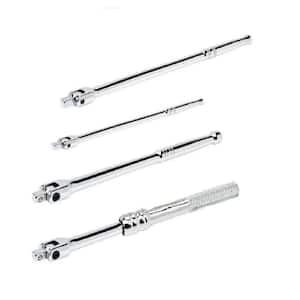 3/8 in. and 1/2 in. Drive Breaker Bar Set (4-Piece)