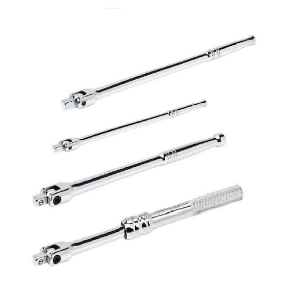 3/8 in. and 1/2 in. Drive Breaker Bar Set (4-Piece)