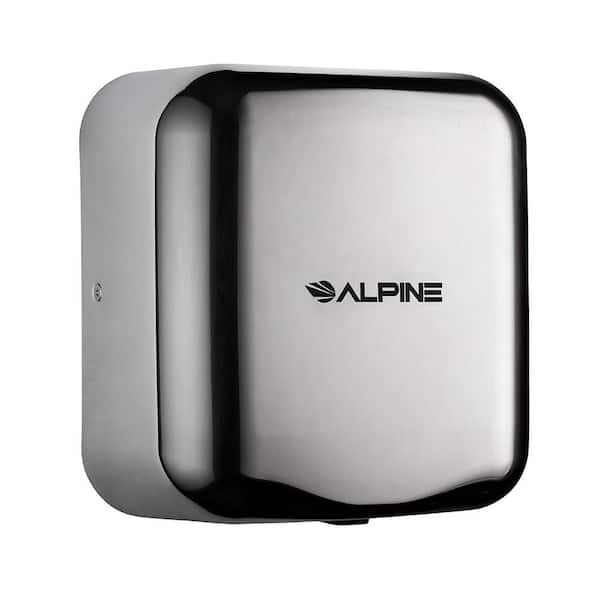 Alpine Industries Hemlock Chrome Stainless Steel Automatic High Speed Commercial Electric Hand Dryer