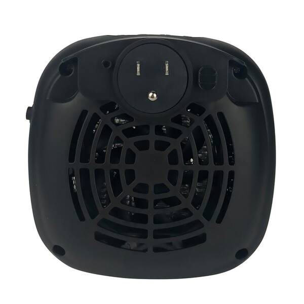 Hunter Deluxe Plug-in 750-Watt Ceramic Electric Space Heater with Remote  Control 73027-WH - The Home Depot
