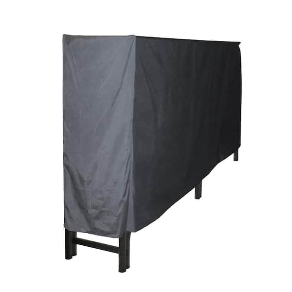 Pleasant Hearth 8 ft. Polyester Full-Length Firewood Rack Cover