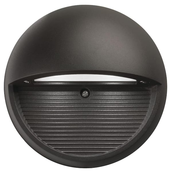 Lithonia Lighting Bronze Integrated LED Round Step and Stair Deck Light