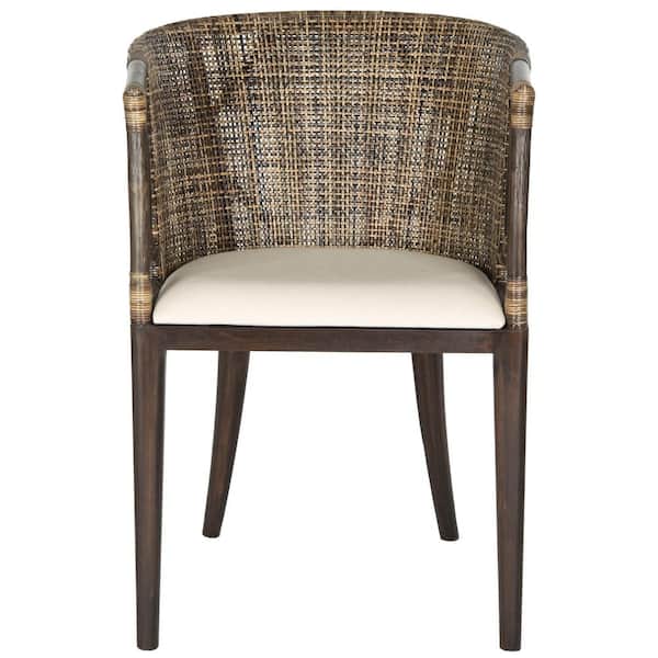 SAFAVIEH Beningo Brown/Black Arm Chair