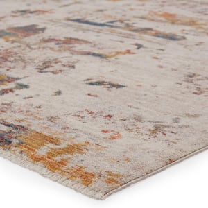 Vibe Demeter Ivory/Multicolor 8 ft. x 10 ft. Abstract Rectangle Area Rug