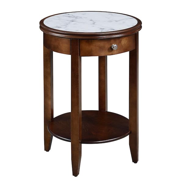 Convenience Concepts American Heritage Espresso Baldwin End Table with Drawer