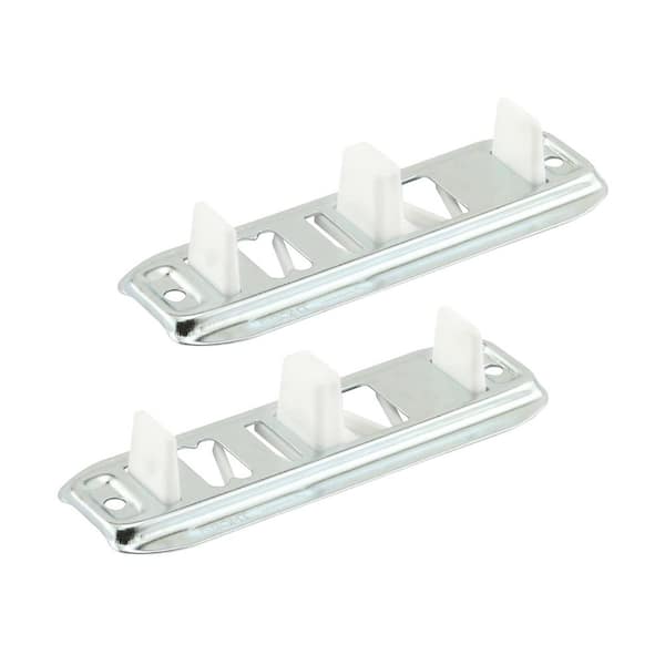 Stamped Steel, Adjustable, Closet Door, Floor Guide (2-pack)