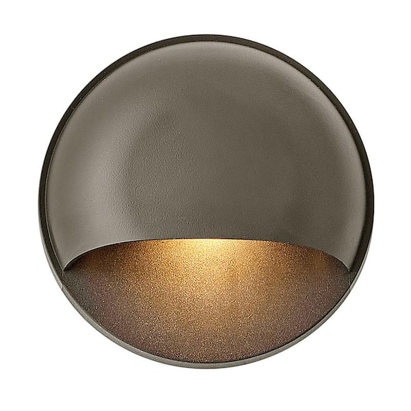 Hinkley Landscape Lighting Nuvi Round 12v Integrated LED Deck Sconce, Bronze